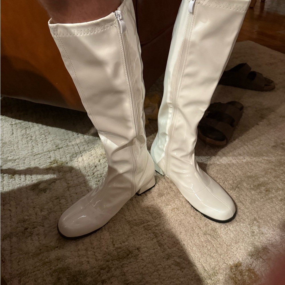 White Knee-High Women's Boots